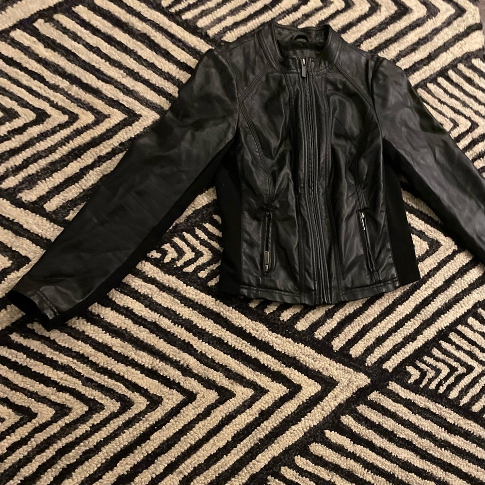 The Limited Black Faux Leather Jacket - Picture 3 of 6